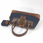 CHRISTIAN DIOR STREET CHIC CROCODILE DENIM BAG