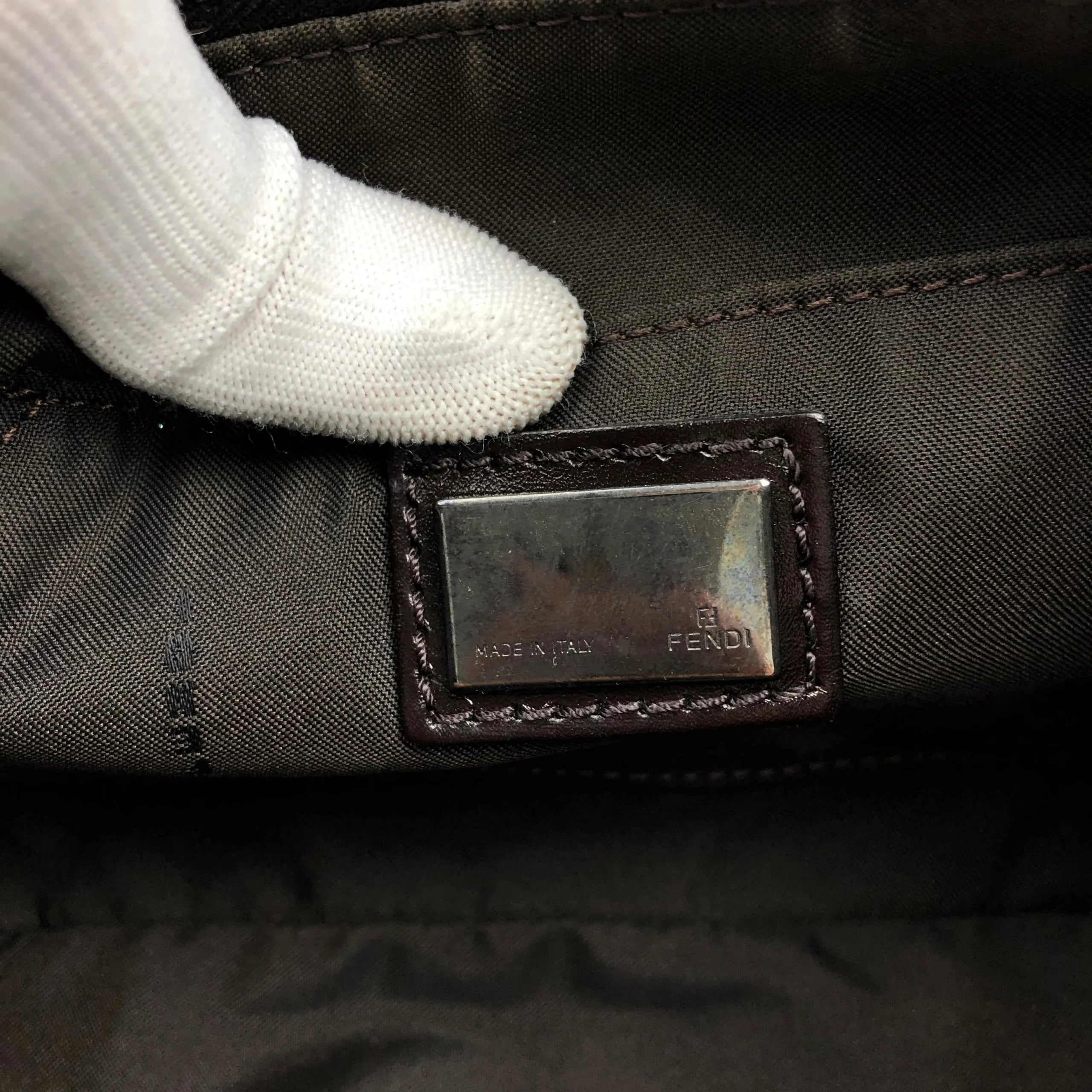 FENDI ZUCCA SHOULDER BAG