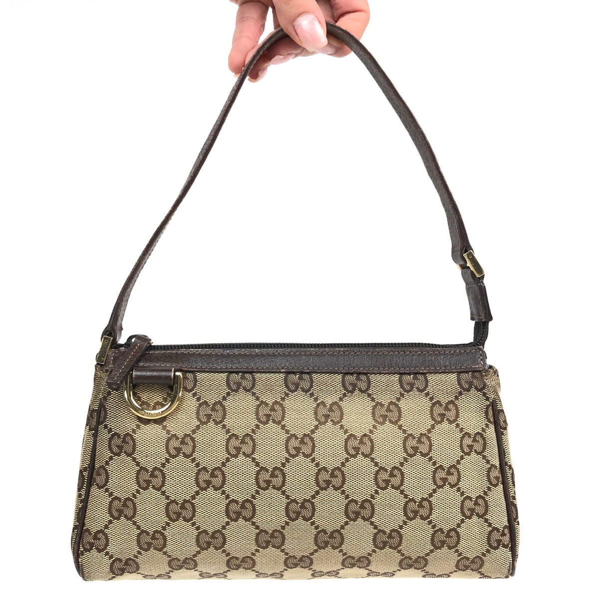 GUCCI MONOGRAM SHOULDER BAG
