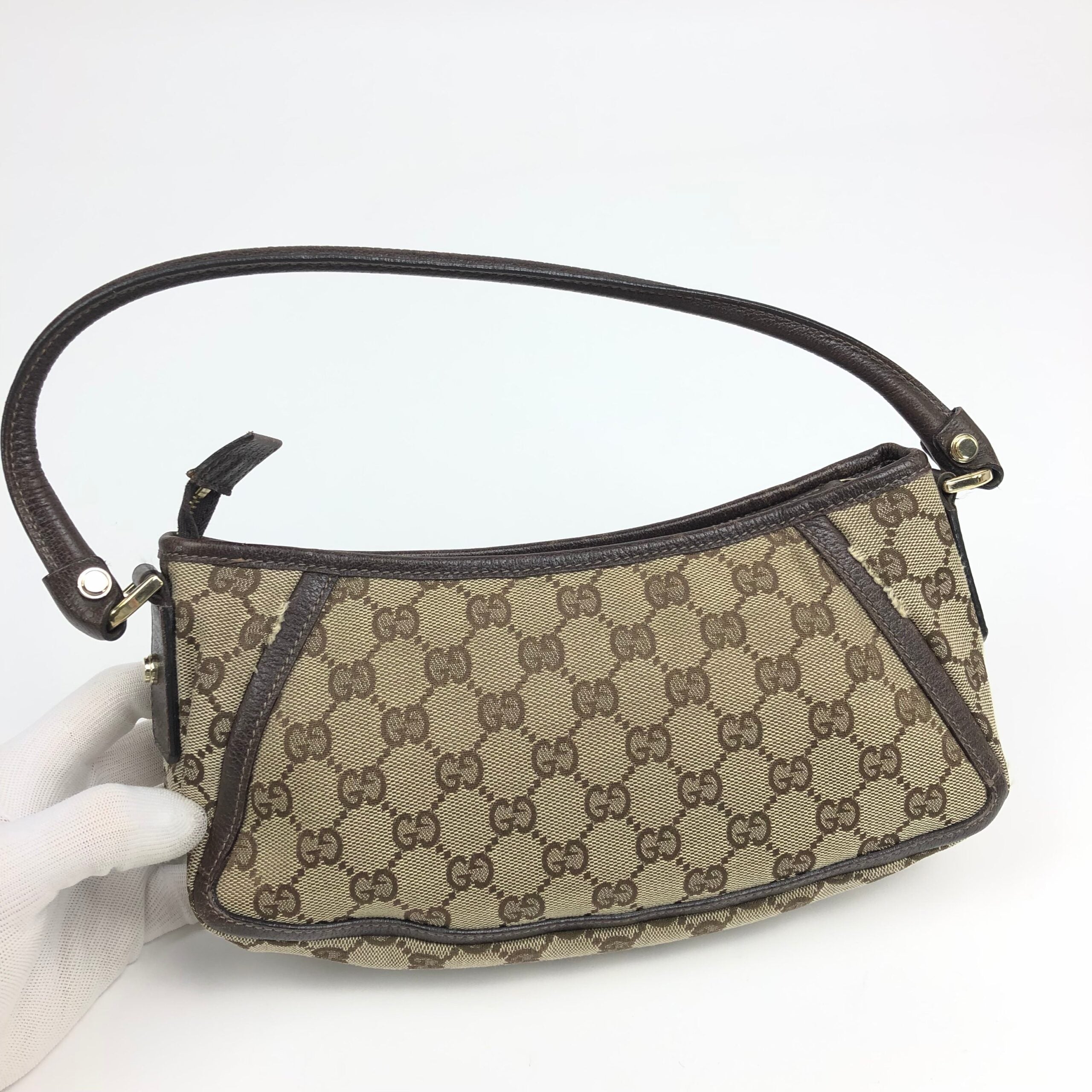 GUCCI MONOGRAM SHOULDER BAG