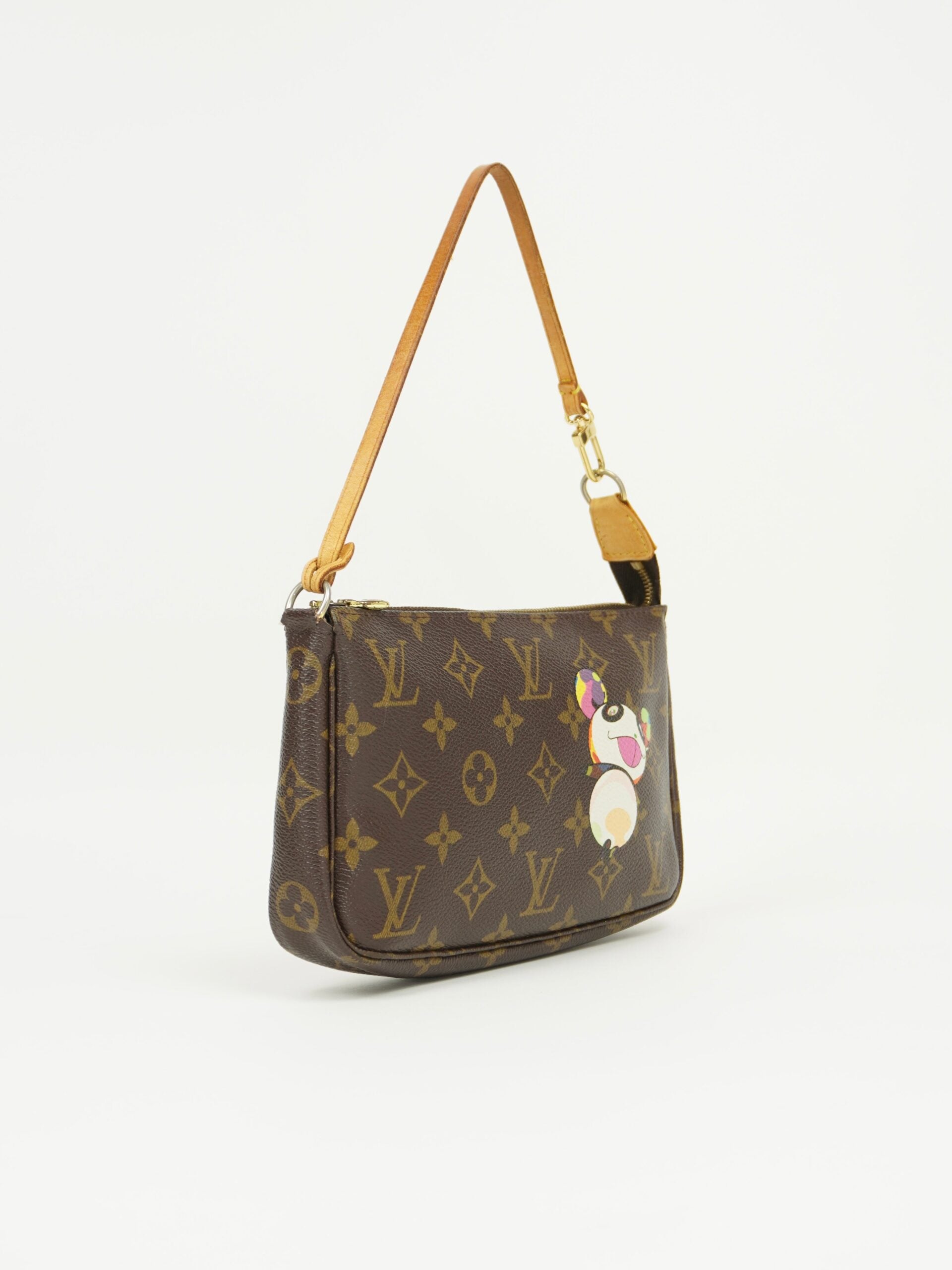 LOUIS VUITTON TAKASHI MURAKAMI PANDA POCHETTE BAG