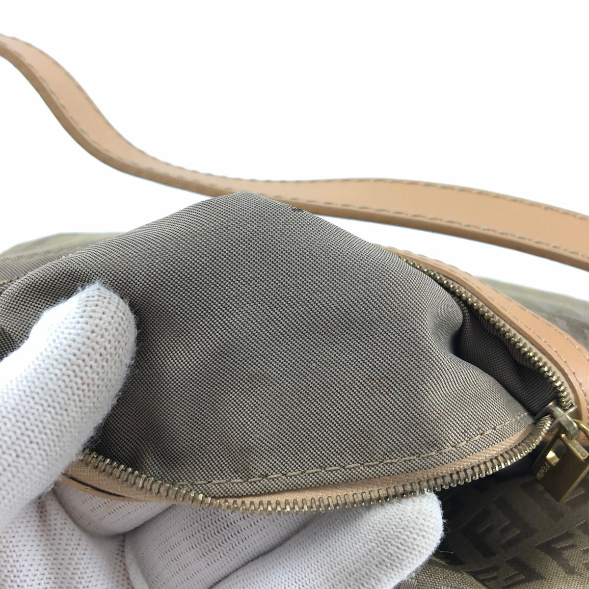 FENDI ZUCCA SHOULDER BAG