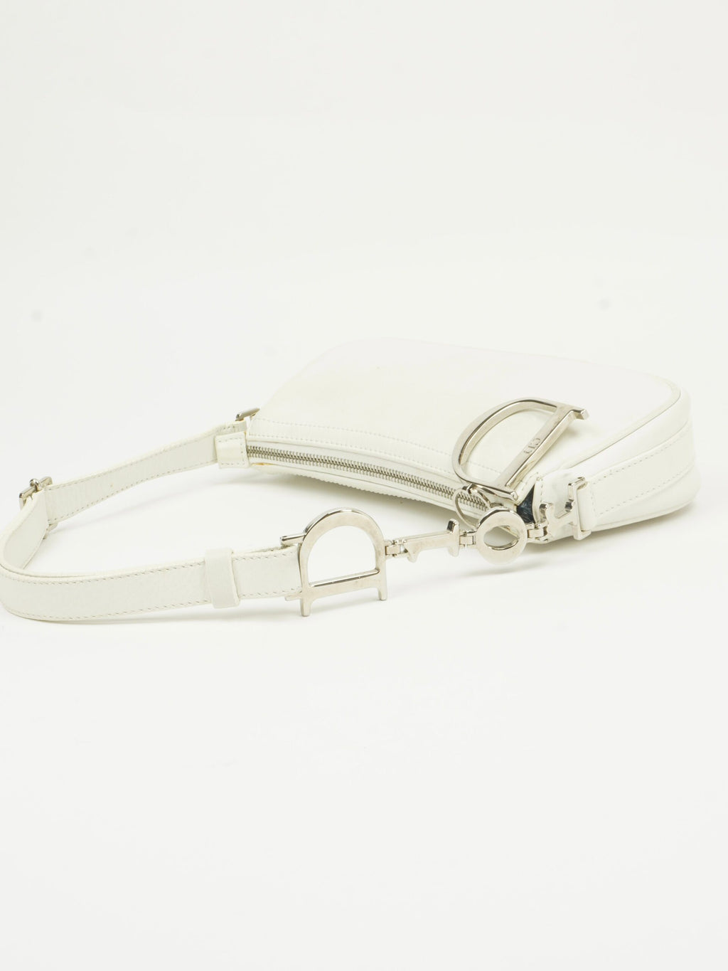 CHRISTIAN DIOR BAG WITH SILVER HARDWARE