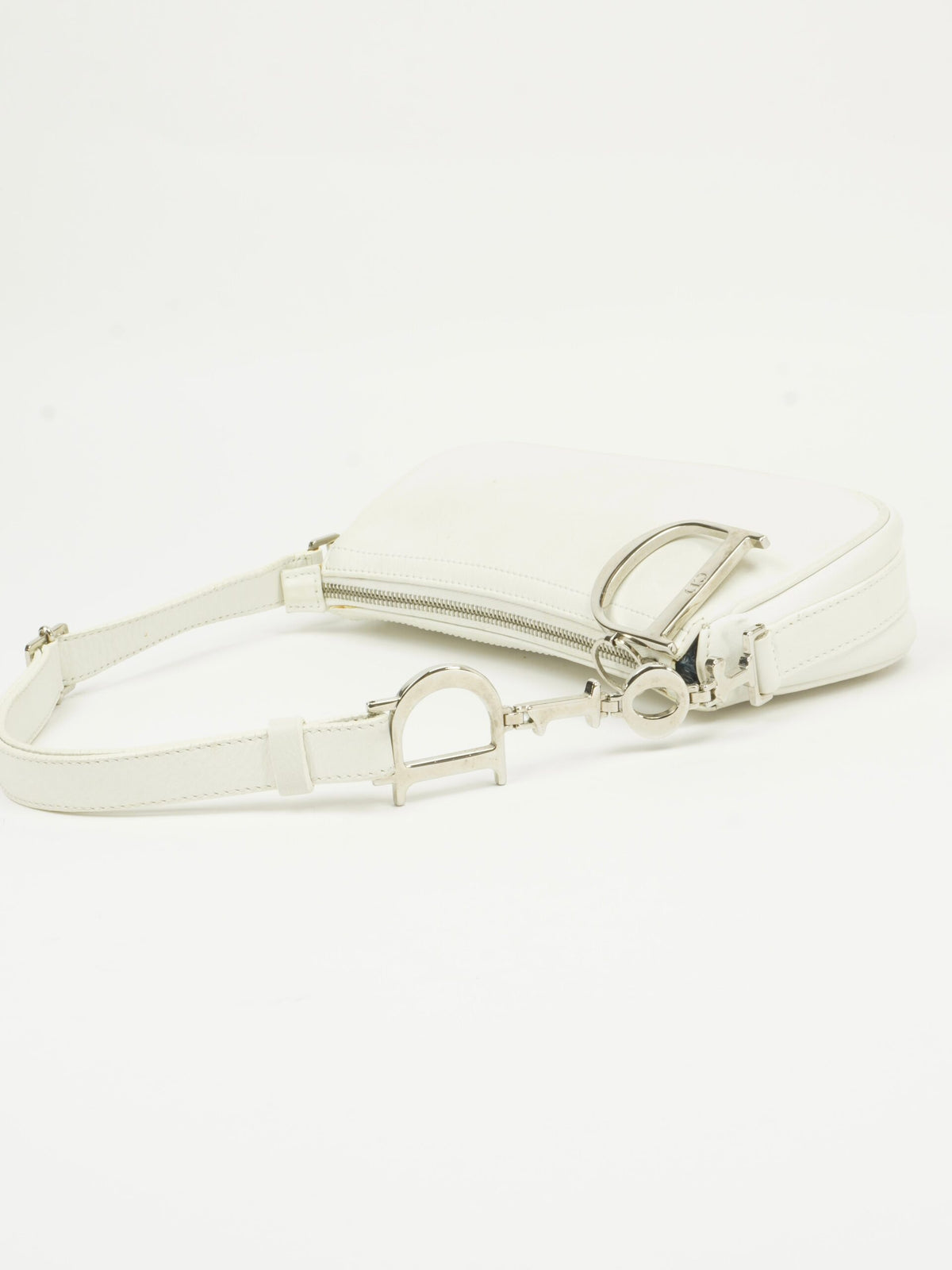 CHRISTIAN DIOR BAG WITH SILVER HARDWARE