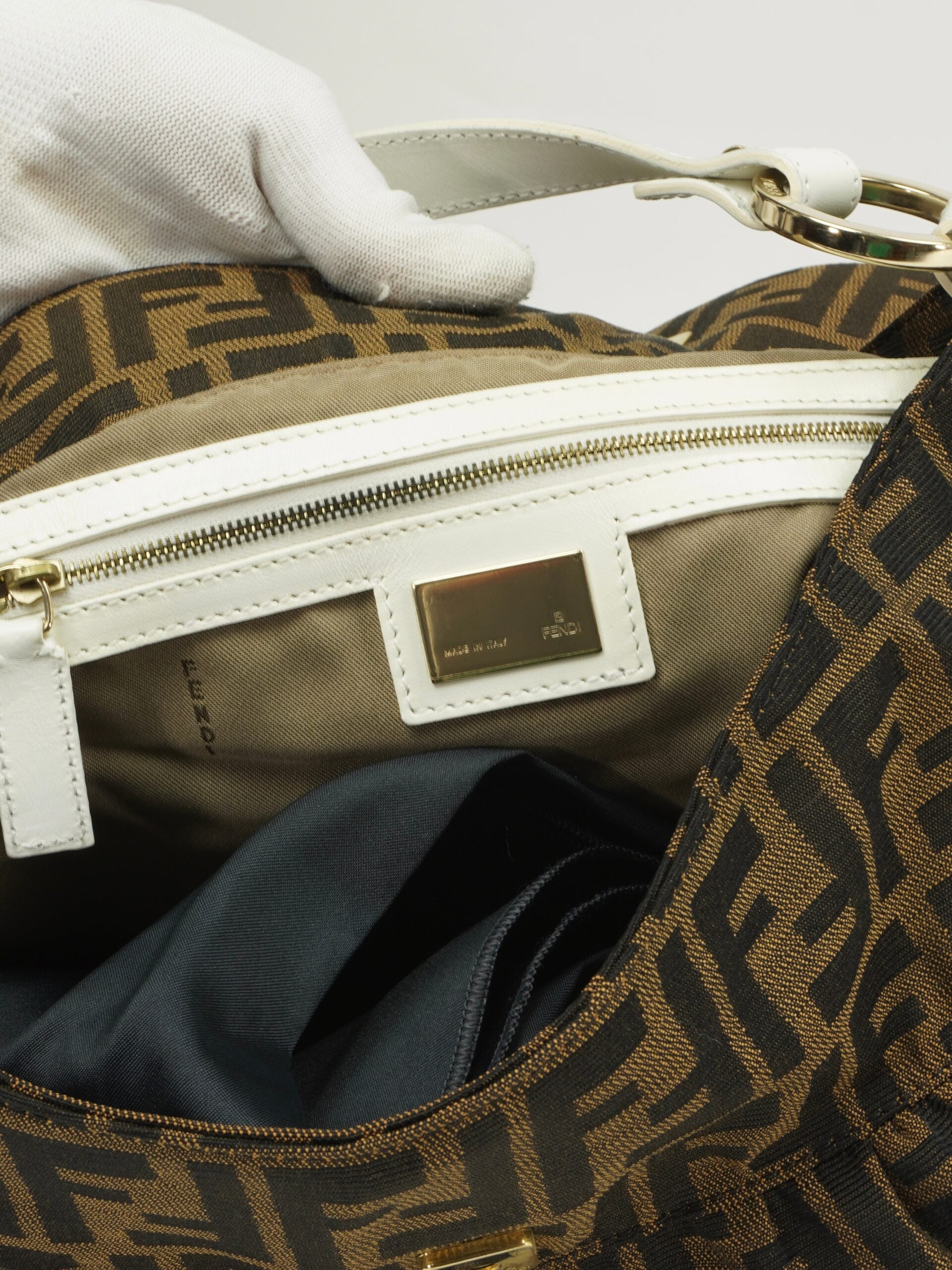 FENDI ZUCCA SHOULDER BAG