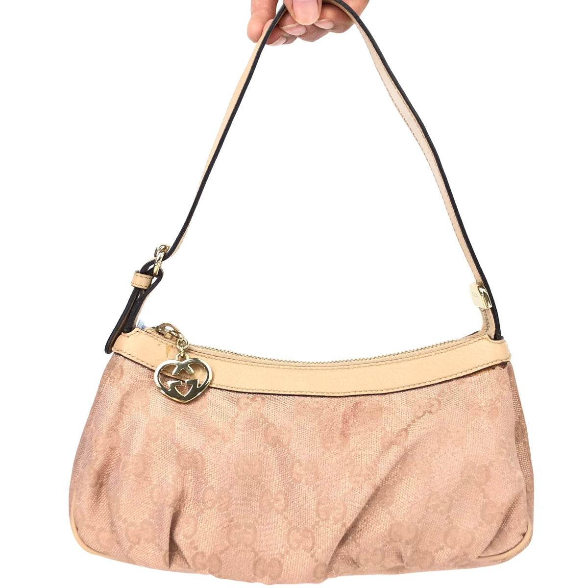 GUCCI MONOGRAM SHOULDER BAG