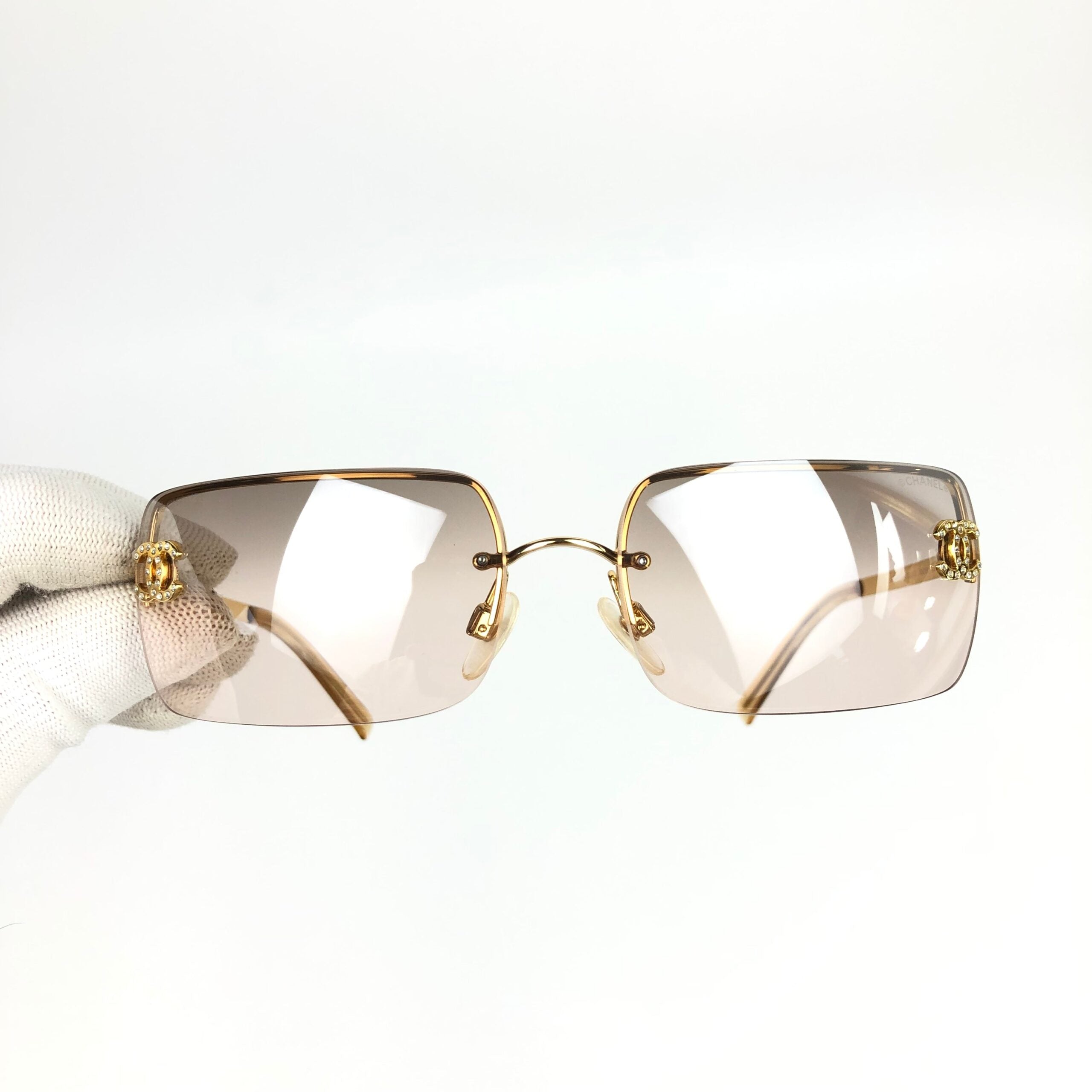 CHANEL RIMLESS SUNGLASSES