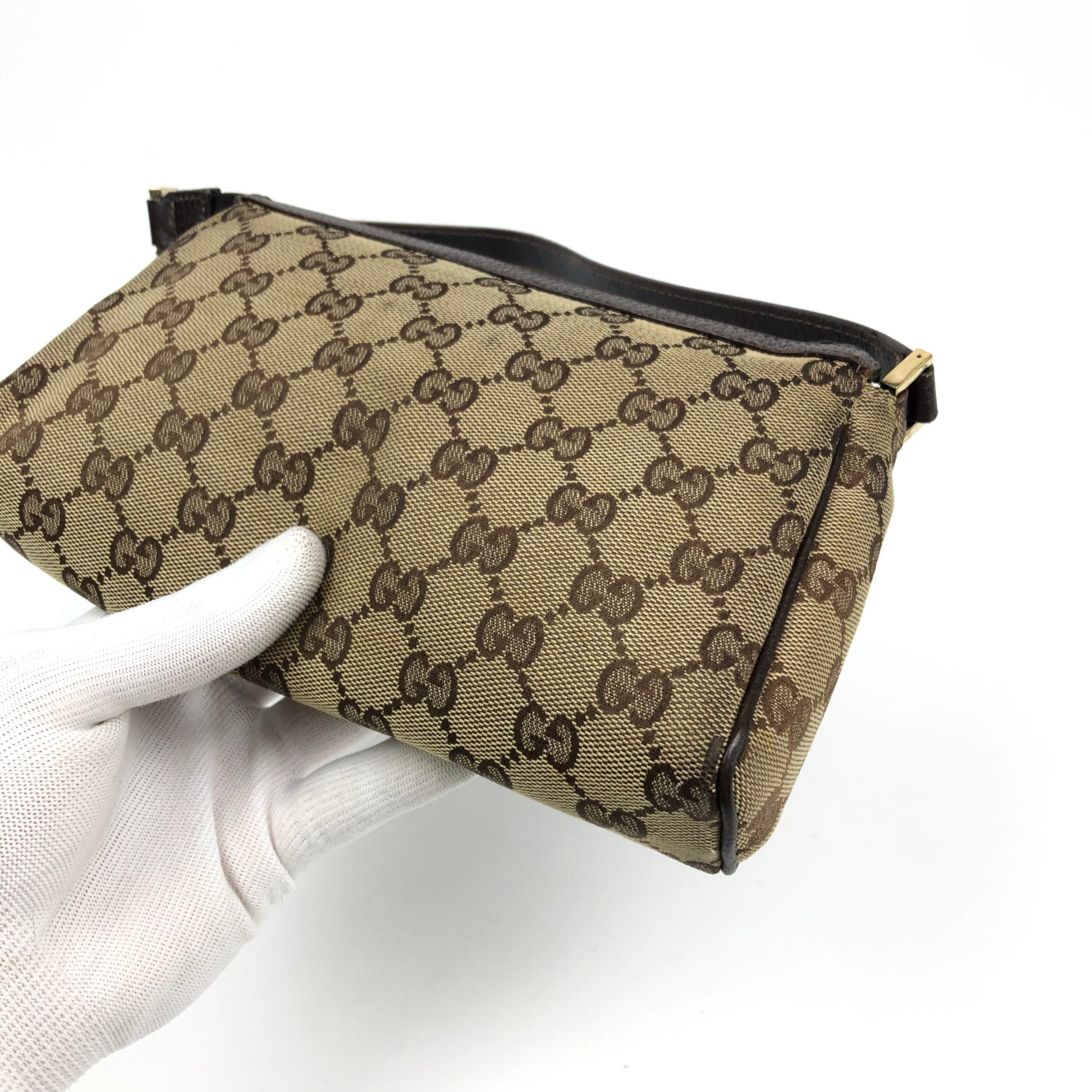 GUCCI MONOGRAM SHOULDER BAG
