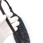 FENDI ZUCCA DENIM SHOULDER BAG
