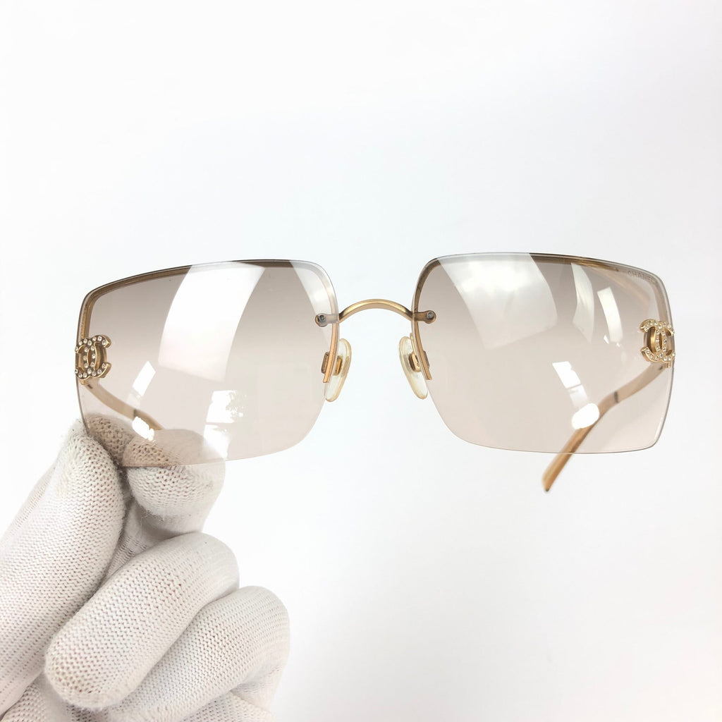 CHANEL RIMLESS SUNGLASSES