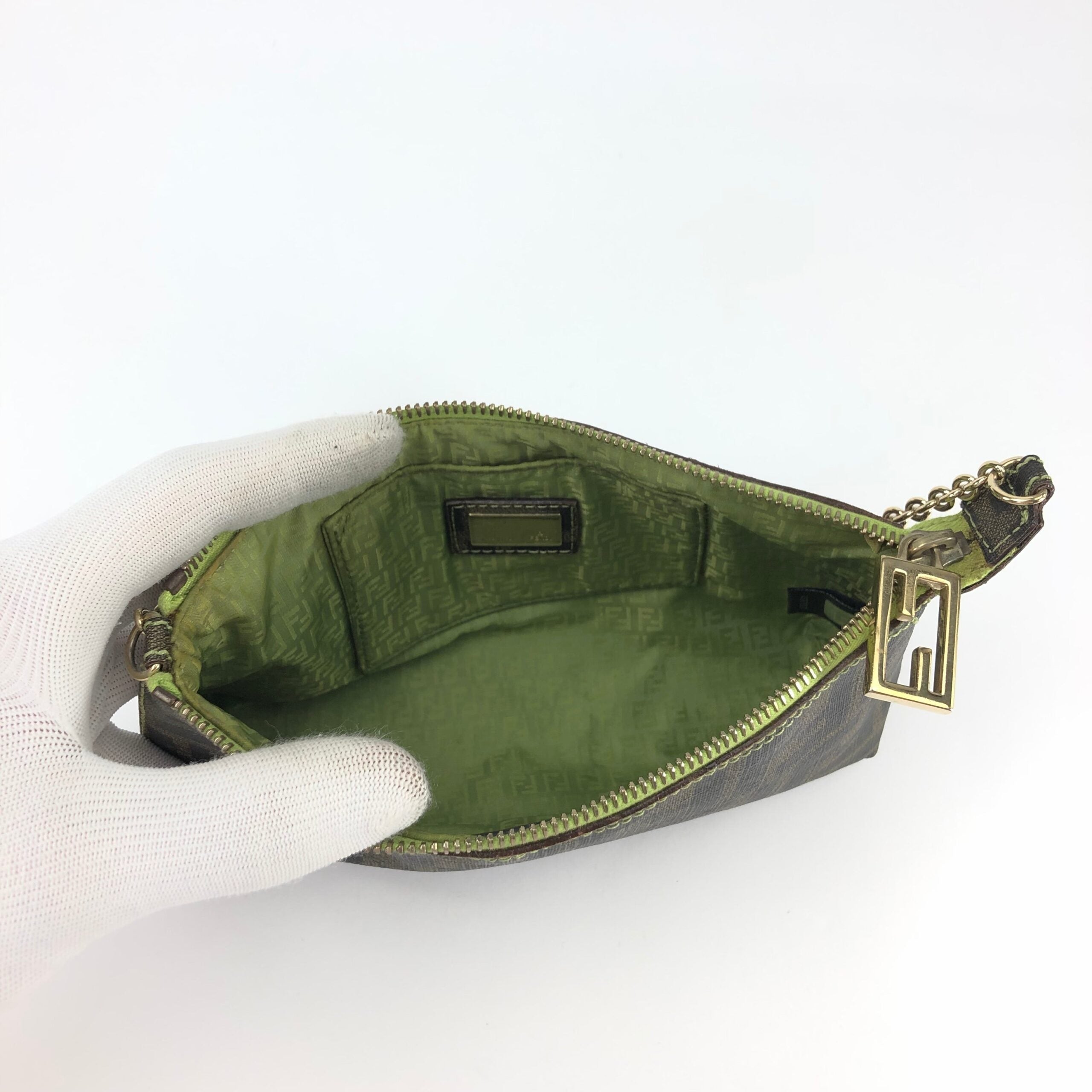 FENDI ZUCCA CHAIN BAG