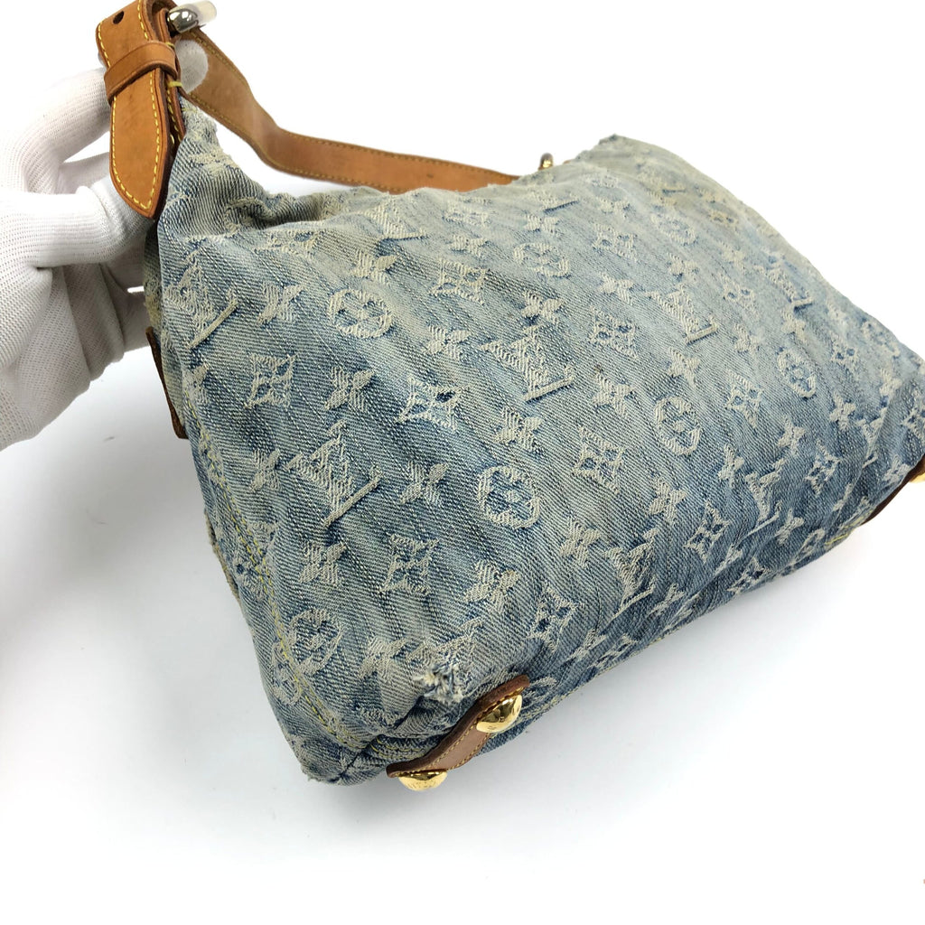 LOUIS VUITTON BAGGY PM DENIM SHOULDER BAG