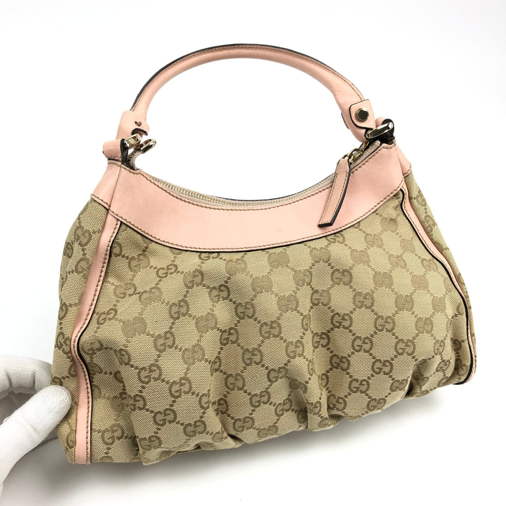 GUCCI ABBEY MONOGRAM SHOULDER BAG