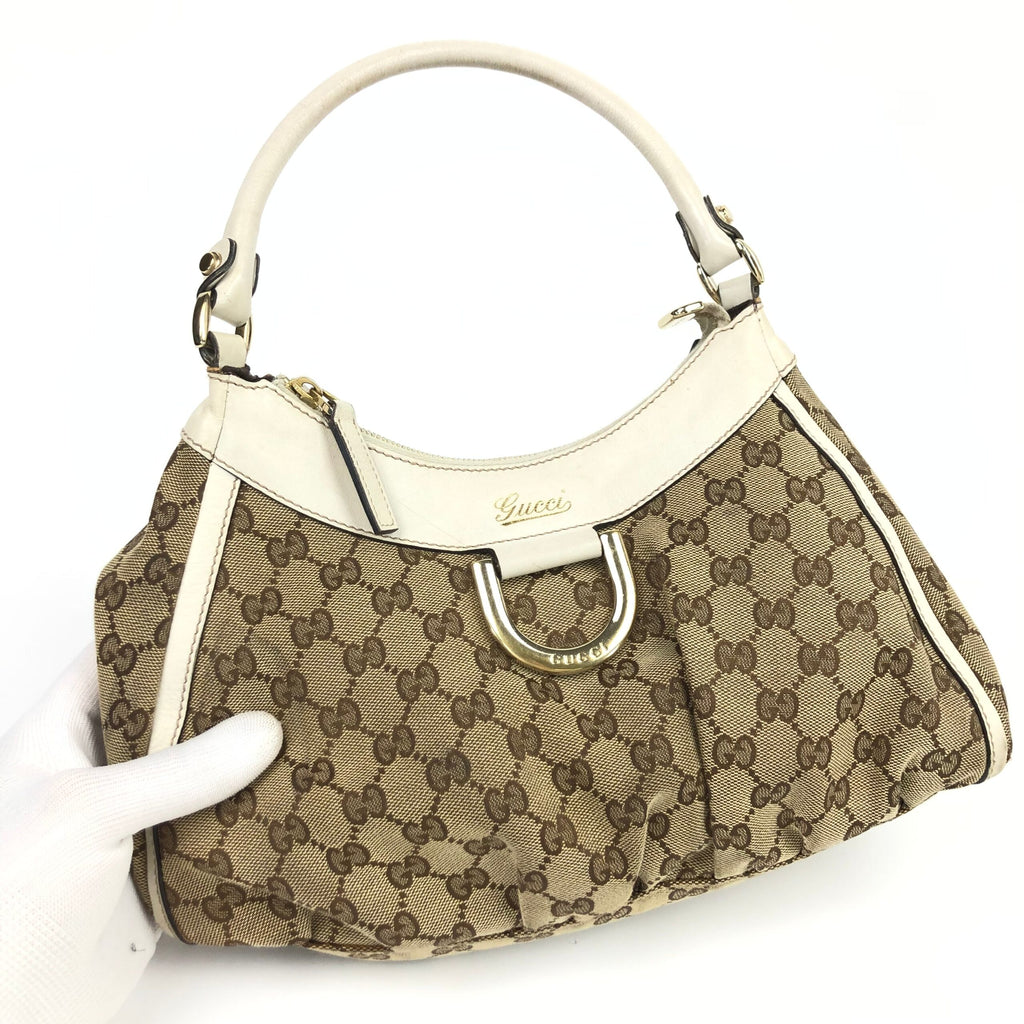 GUCCI MONOGRAM ABBEY SHOULDER BAG