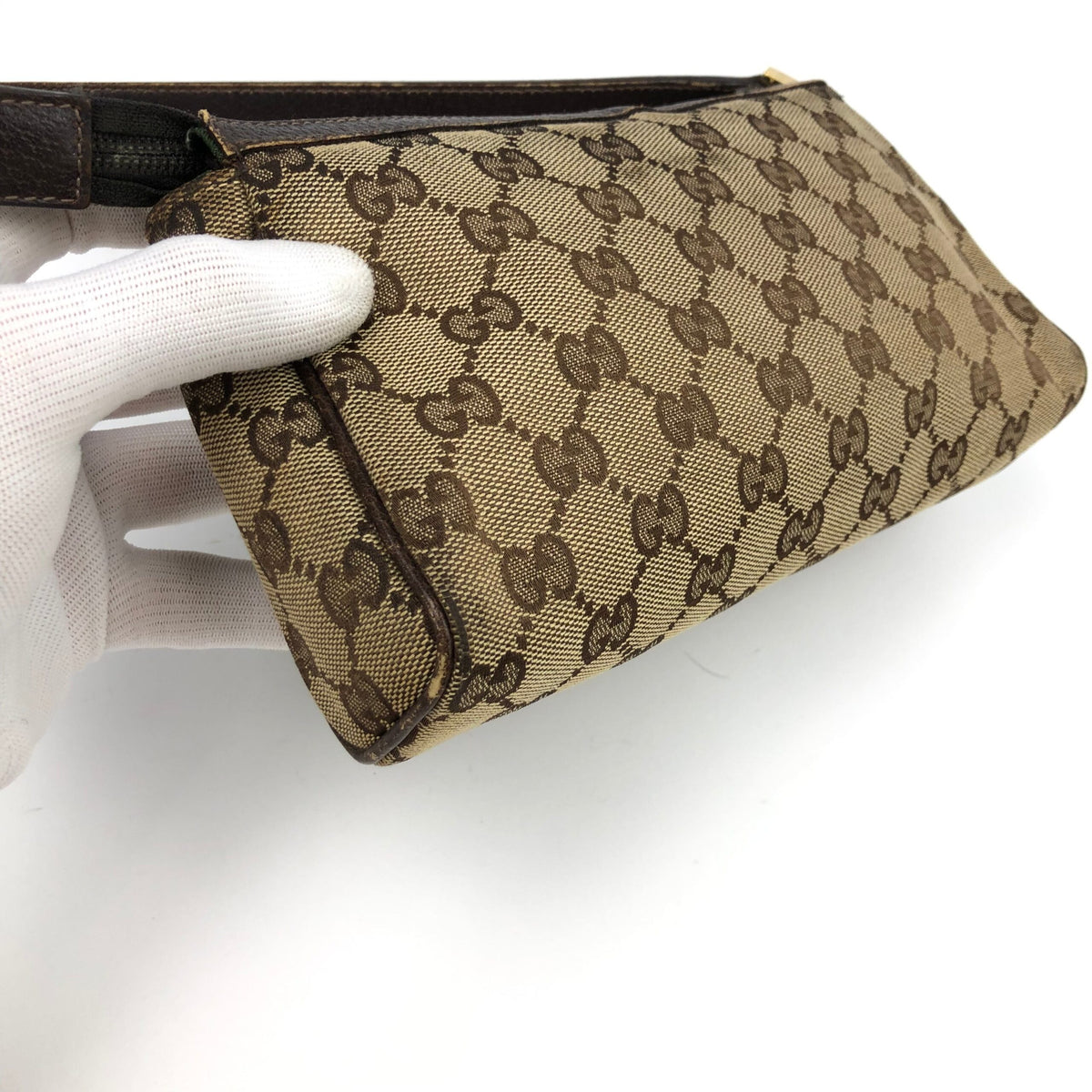 GUCCI MONOGRAM SHOULDER BAG