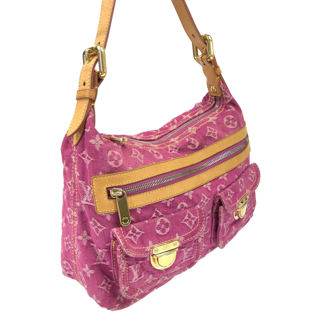 LOUIS VUITTON BAGGY PM DENIM SHOULDER BAG