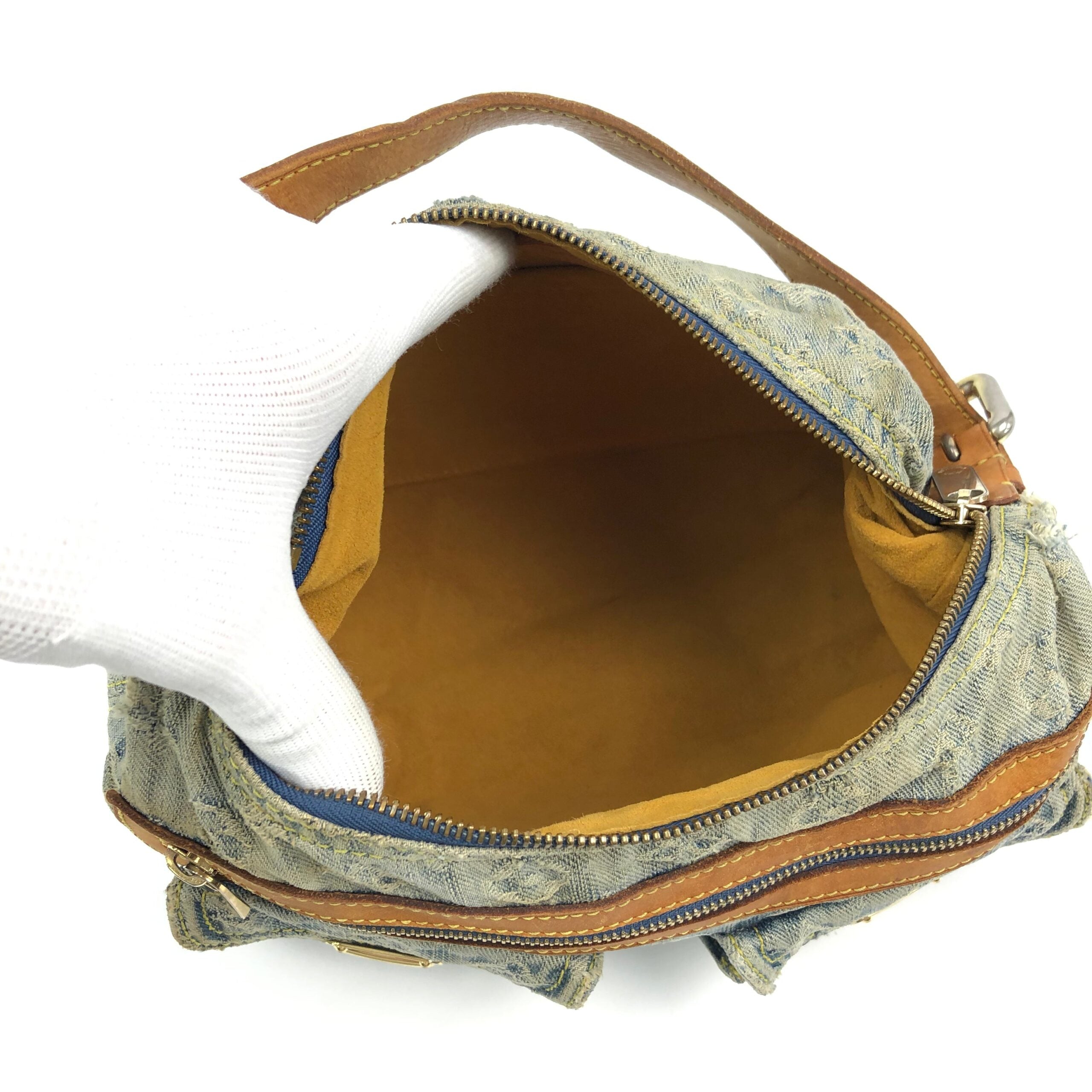 LOUIS VUITTON BAGGY PM DENIM SHOULDER BAG