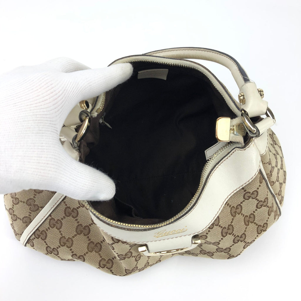 GUCCI ABBEY MONOGRAM SHOULDER BAG