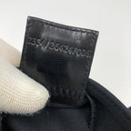FENDI JERSEY BAGUETTE SHOULDER BAG IN BLACK