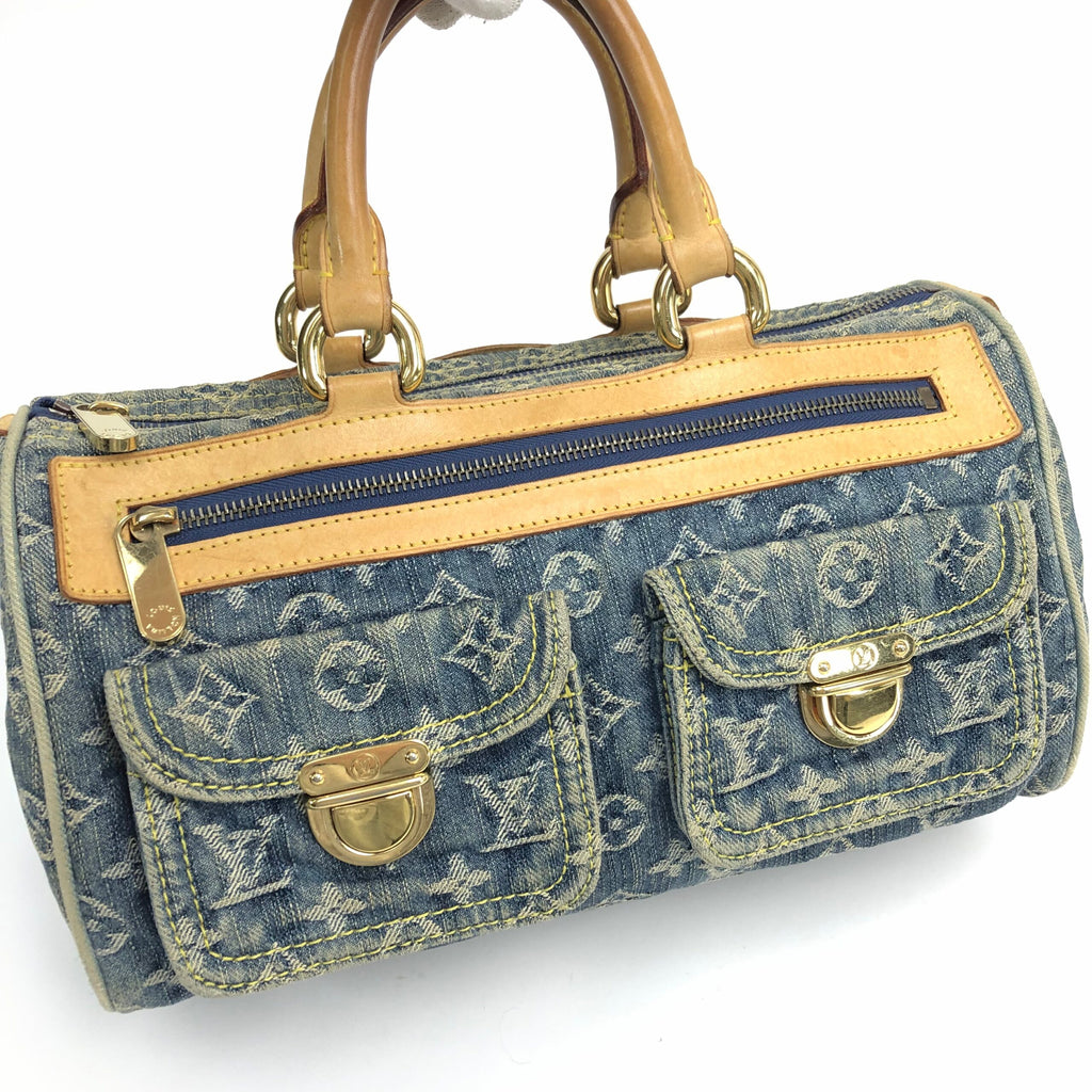 LOUIS VUITTON NEO SPEEDY DENIM BAG