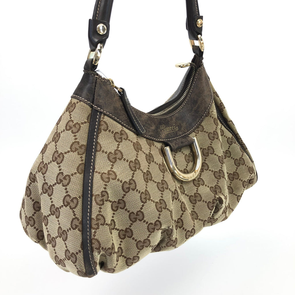 GUCCI MONOGRAM ABBEY SHOULDER BAG