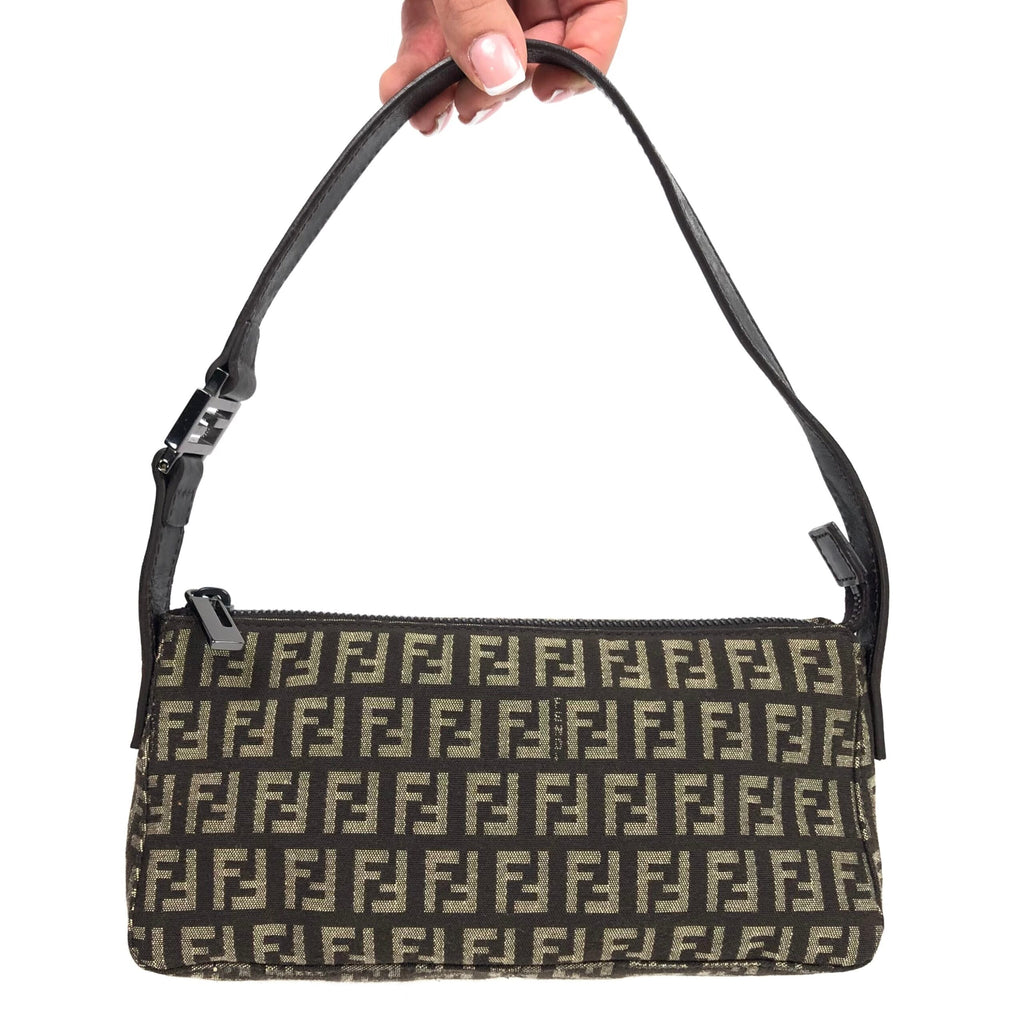 FENDI ZUCCA SHOULDER BAG
