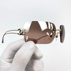 CHANEL RIMLESS SUNGLASSES