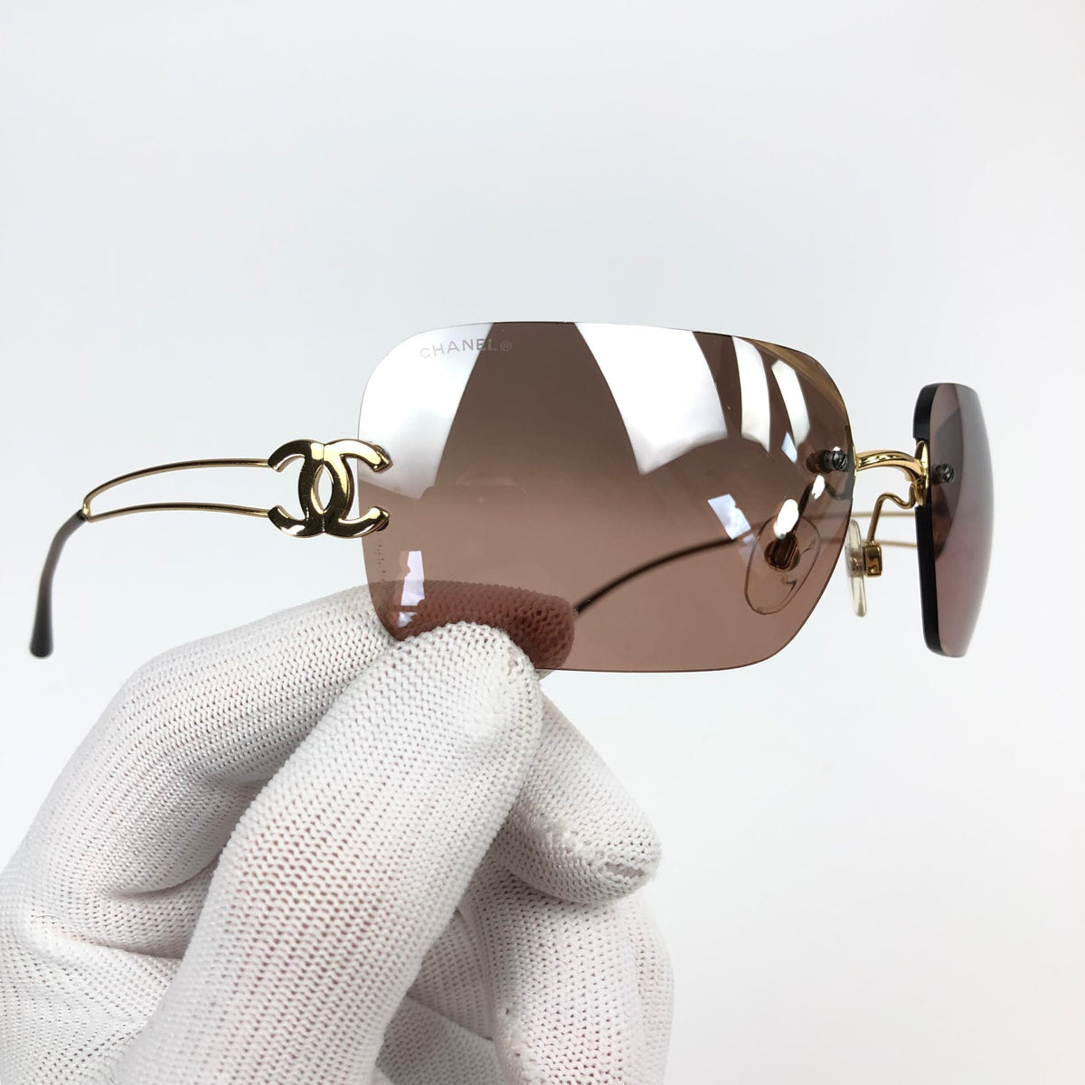 CHANEL RIMLESS SUNGLASSES