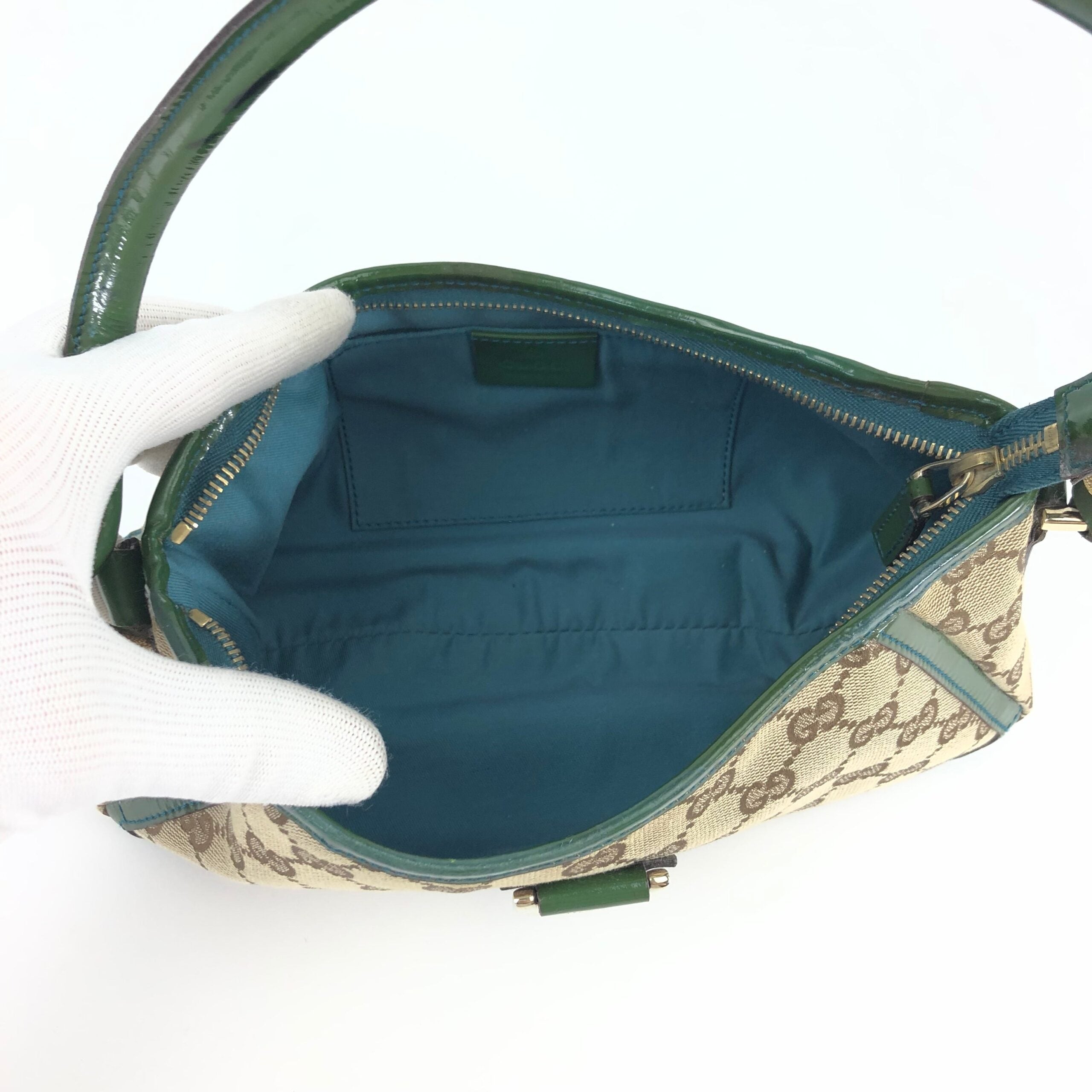 GUCCI MONOGRAM SHOULDER BAG