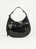 CHRISTIAN DIOR CROCODILE EMBOSSED CORSET HOBO