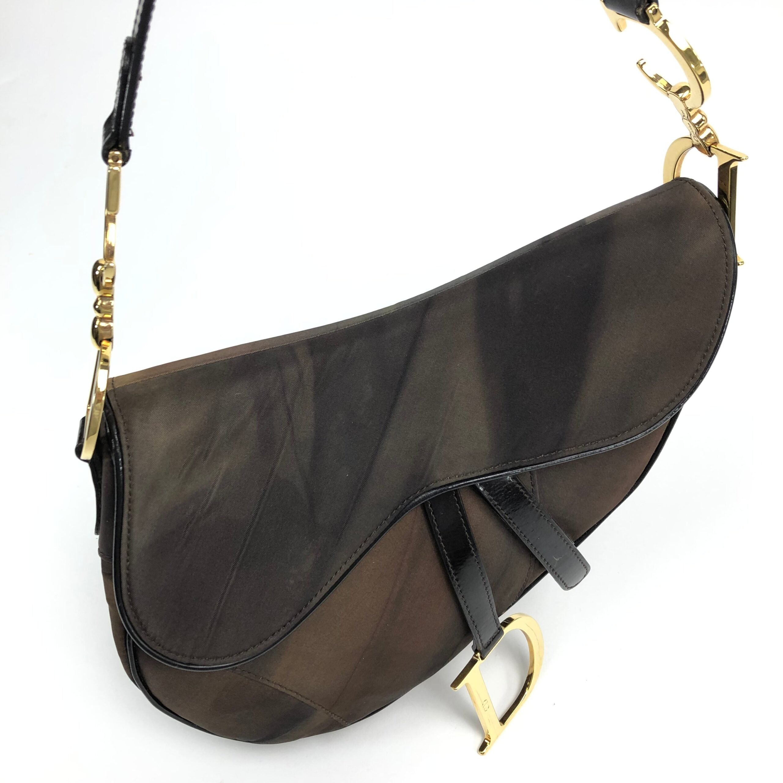 CHRISTIAN DIOR WATERCOLOUR SADDLE BAG