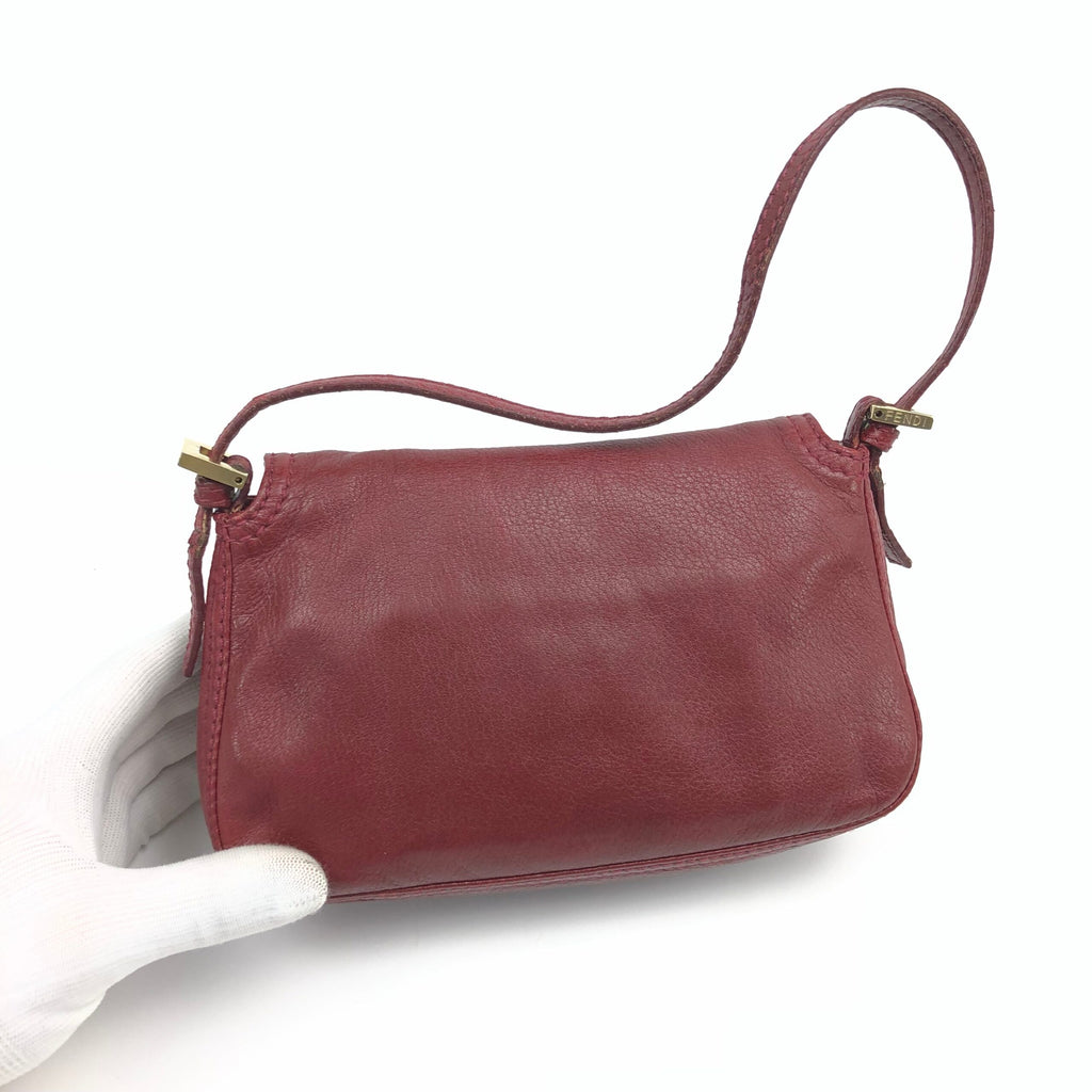 FENDI LEATHER BAGUETTE BAG