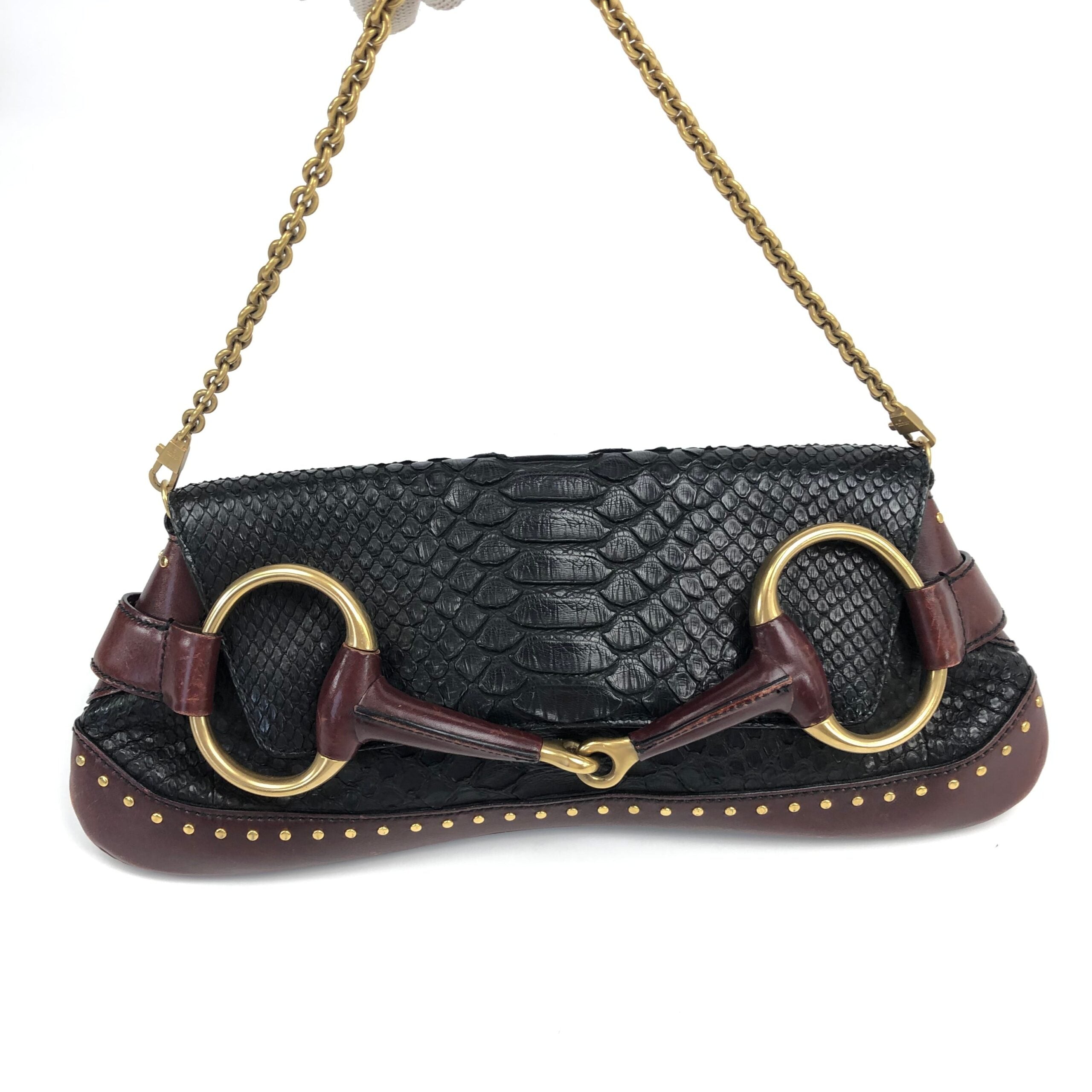 GUCCI HORSEBIT TOM FORD PYTHON CHAIN SHOULDER BAG