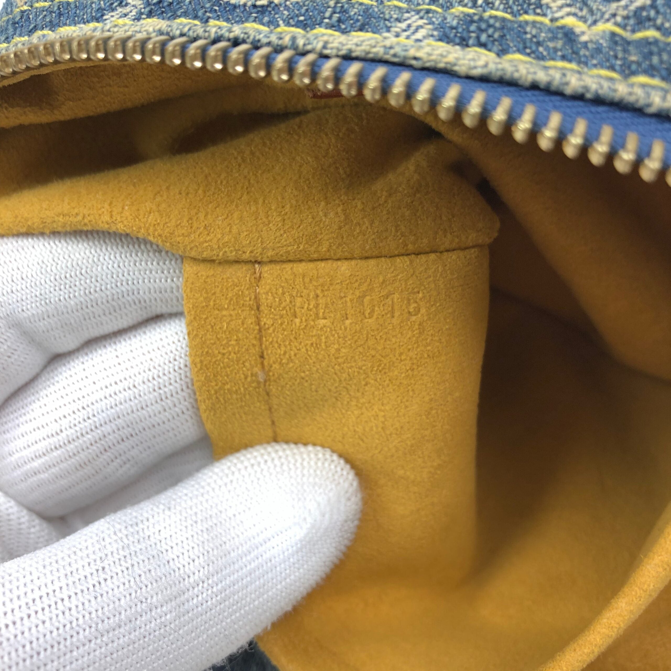 LOUIS VUITTON BAGGY PM DENIM SHOULDER BAG