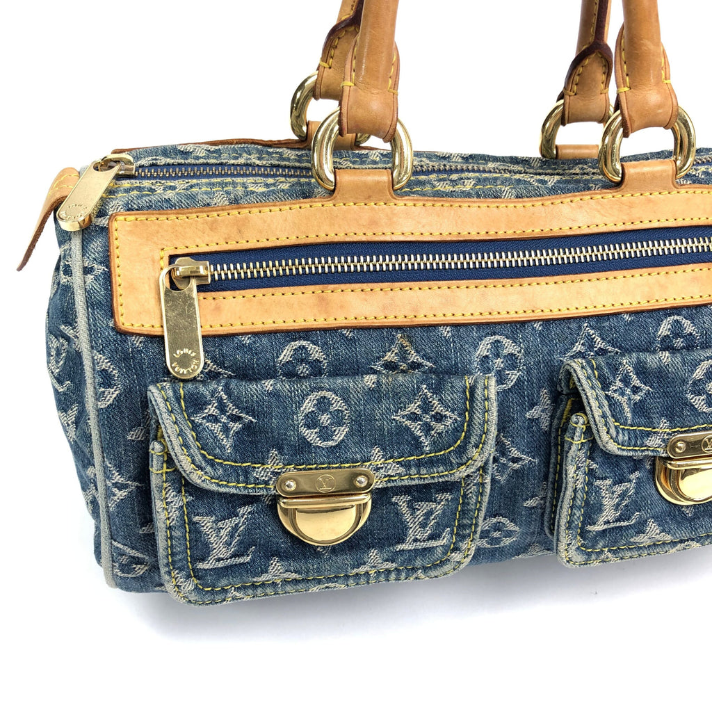 LOUIS VUITTON NEO SPEEDY DENIM BAG