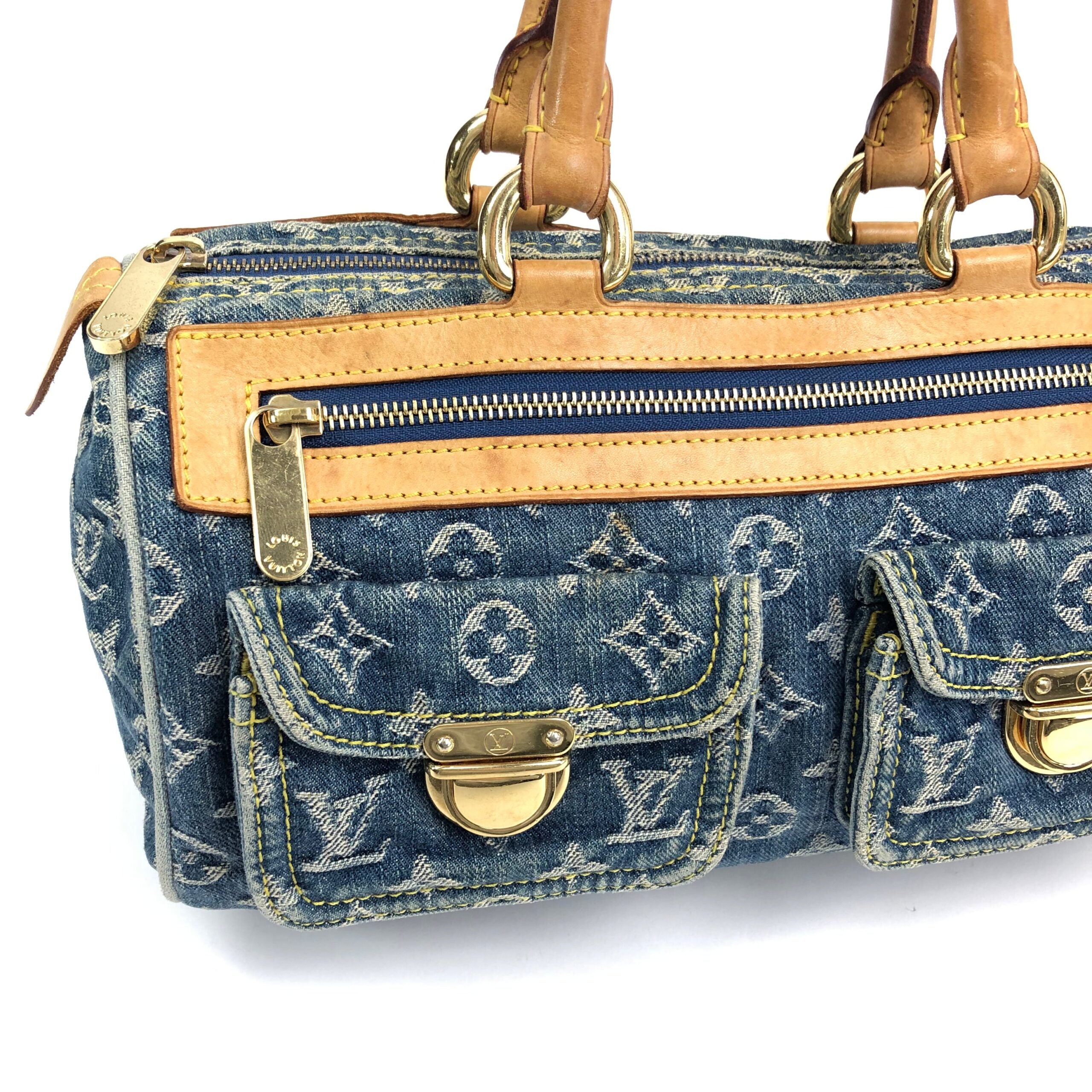LOUIS VUITTON NEO SPEEDY DENIM BAG