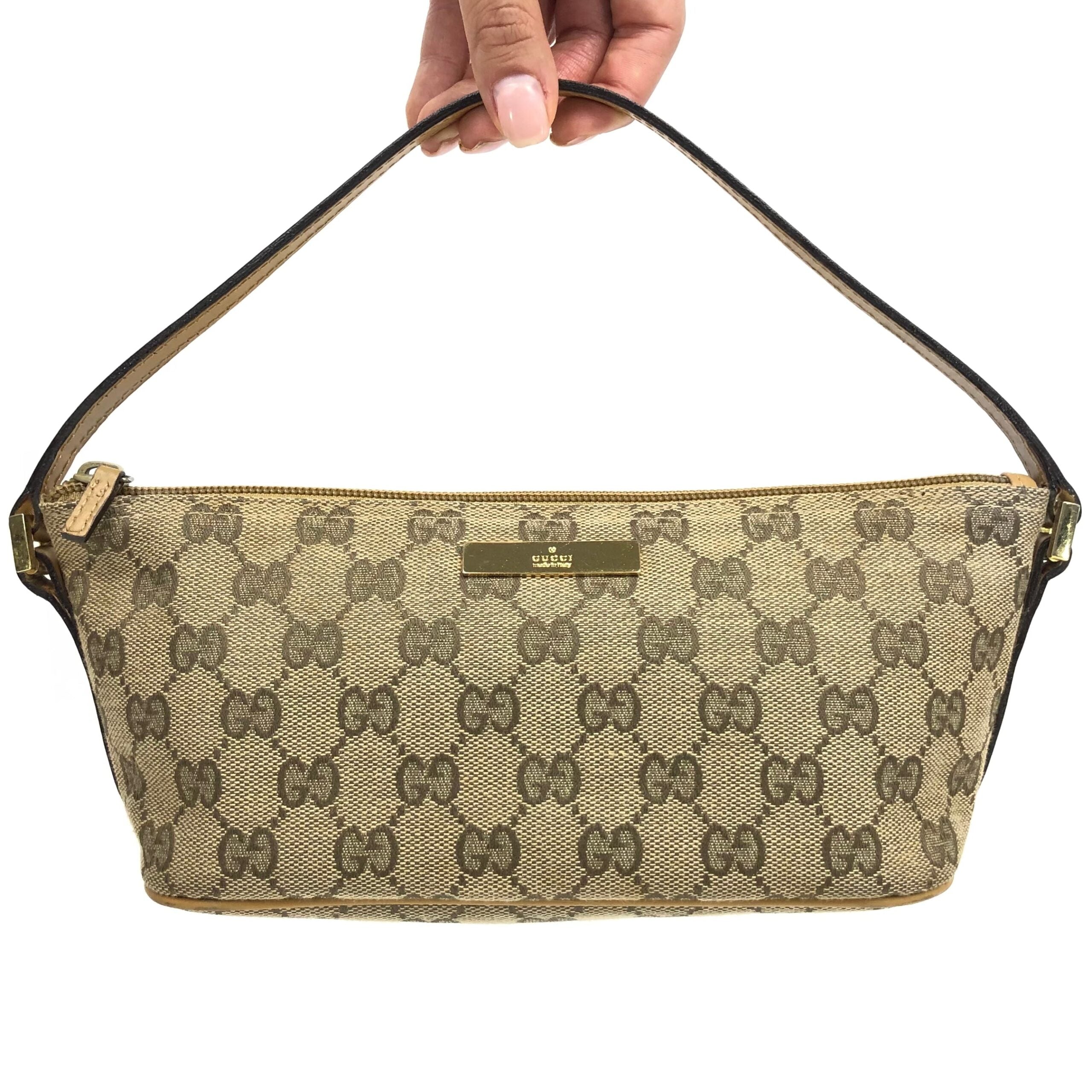 GUCCI MONOGRAM SHOULDER BAG
