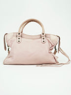 BALENCIAGA LIZARD EMBOSSED CITY BAG