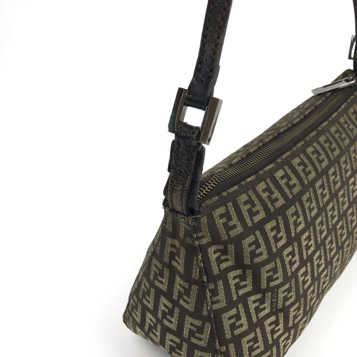 FENDI ZUCCA SHOULDER BAG