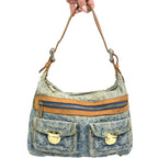 LOUIS VUITTON BAGGY PM DENIM SHOULDER BAG