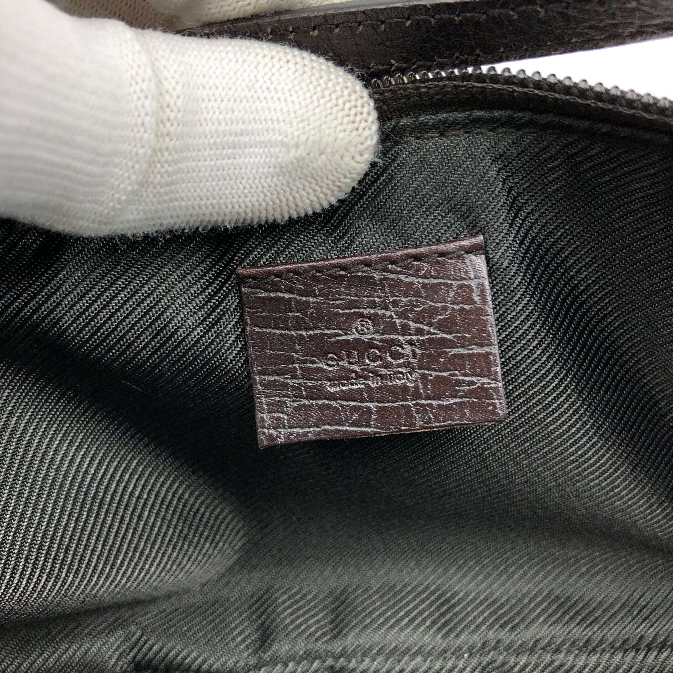 GUCCI MONOGRAM SHOULDER BAG
