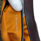 FENDI ZUCCA CASHMERE WOOL BAGUETTE SHOULDER BAG