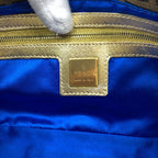 FENDI ZUCCA FLORAL BAGUETTE BAG