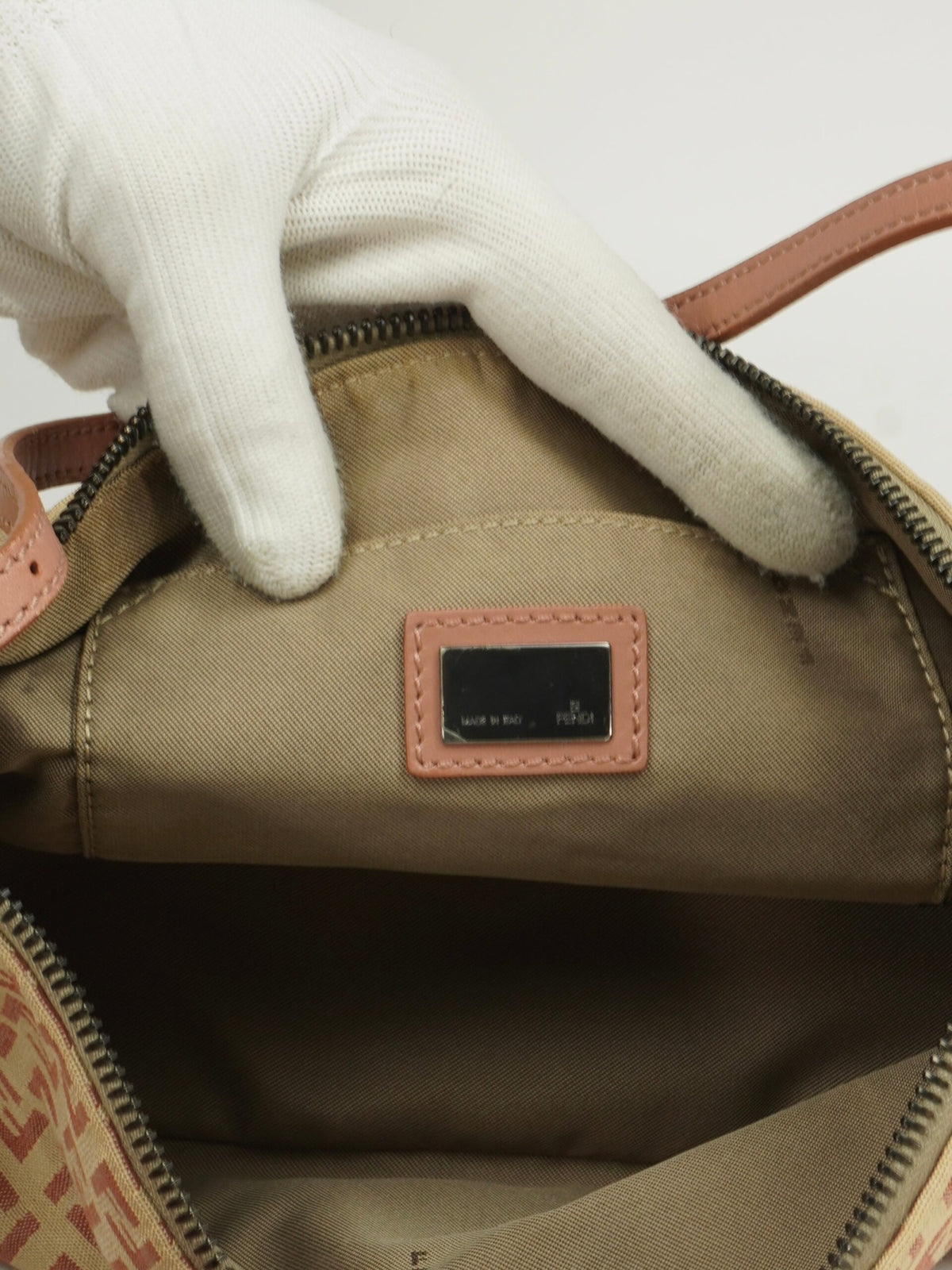 FENDI ZUCCA SHOULDER BAG