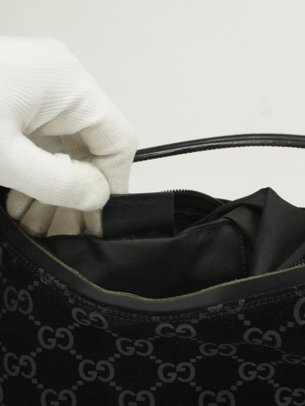 GUCCI TOM FORD VELVET SUEDE BAG