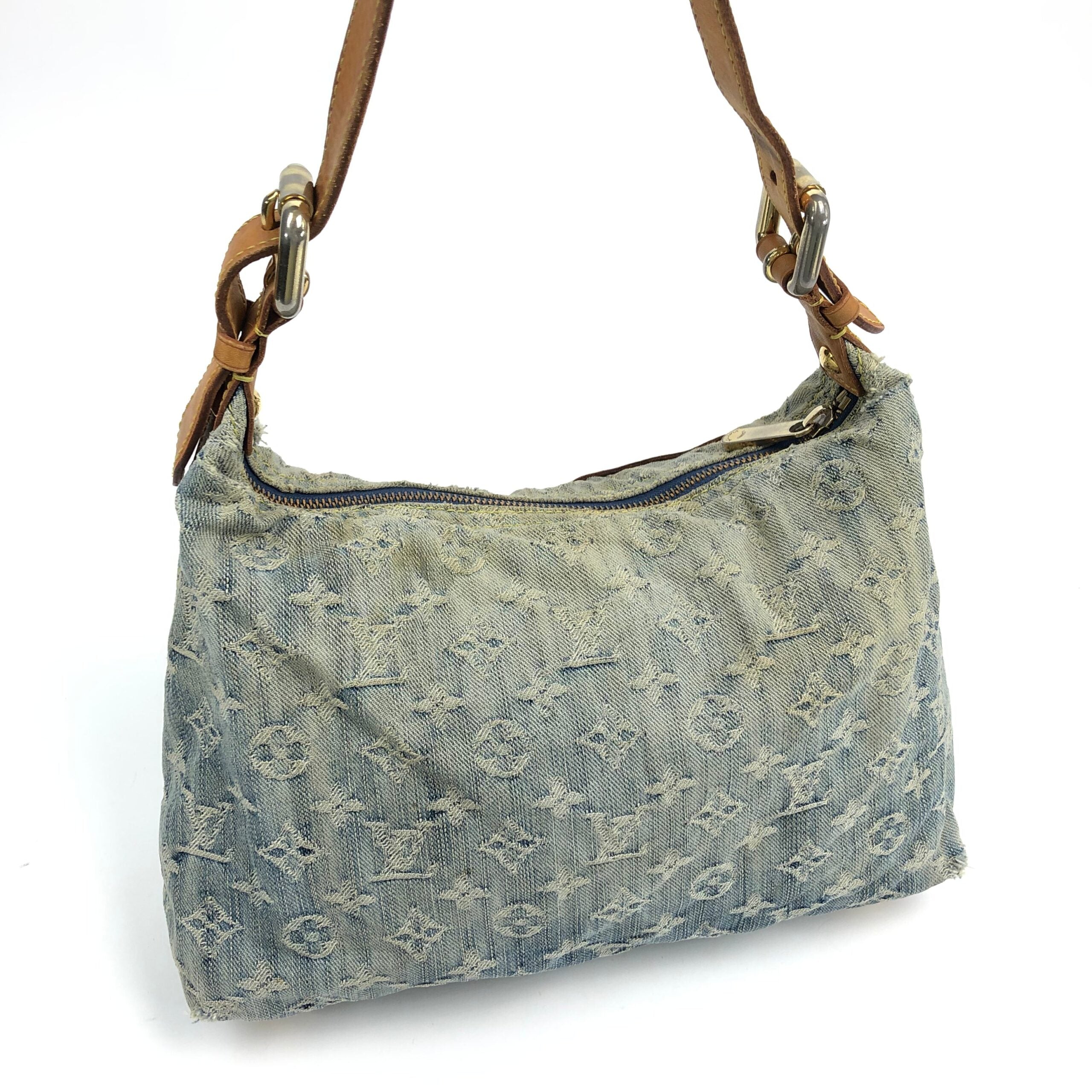 LOUIS VUITTON BAGGY PM DENIM SHOULDER BAG