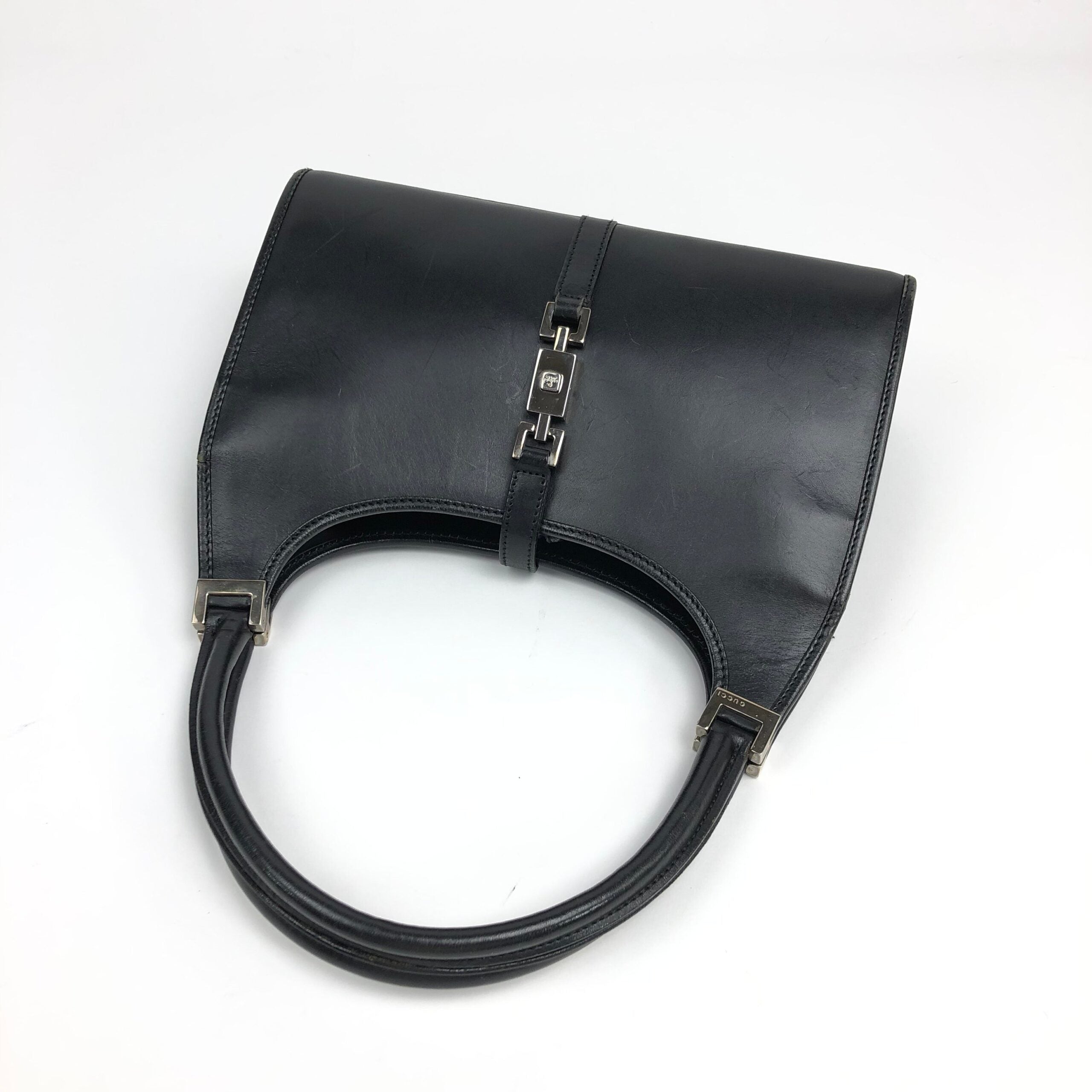 GUCCI JACKIE LEATHER SHOULDER BAG