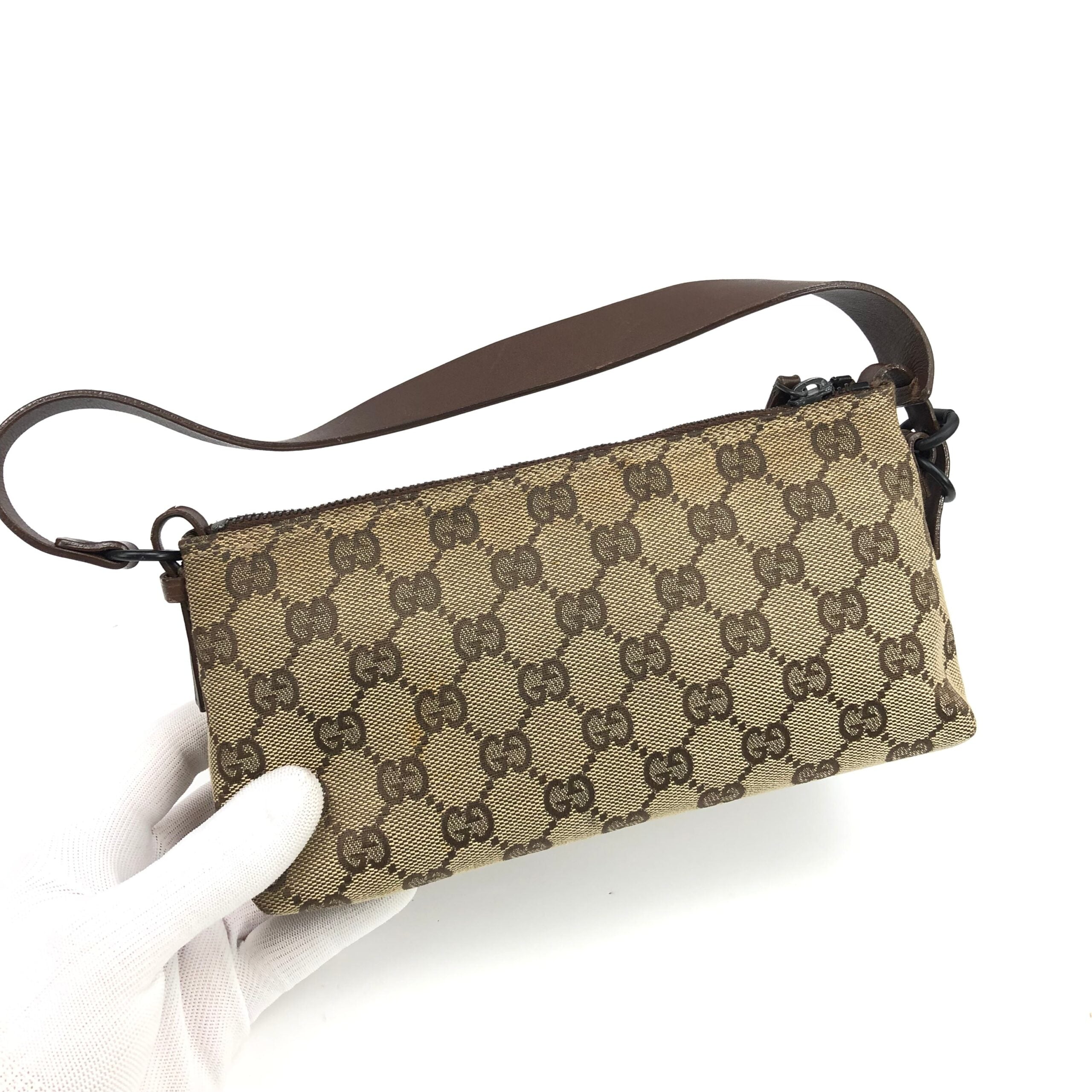 GUCCI MONOGRAM SHOULDER BAG