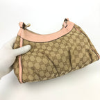 GUCCI ABBEY MONOGRAM SHOULDER BAG