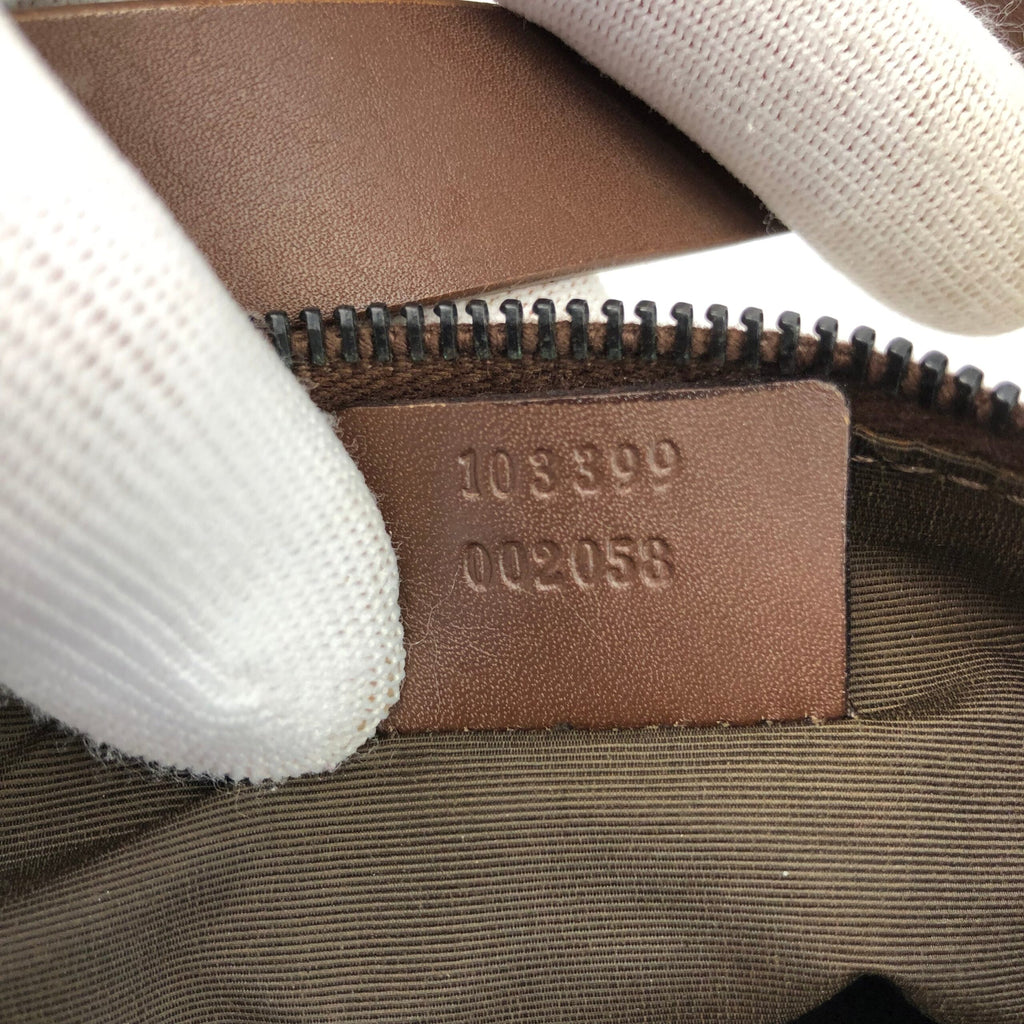 GUCCI MONOGRAM SHOULDER BAG